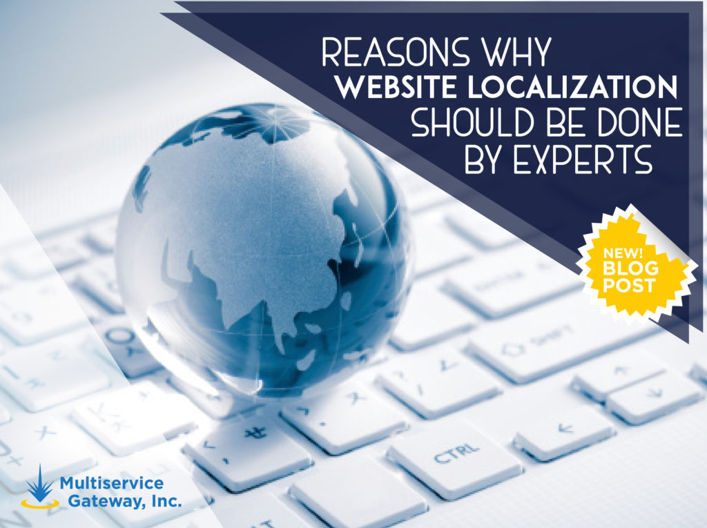 Reasons Why Website Localization Should Be Done By Experts